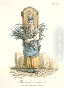 Paris Lavender Seller by Francois Seraphin Delpech
