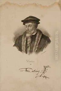 Portrait of John Calvin 1509-64 by Francois Seraphin Delpech