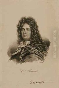 Portrait of Charles Perrault 1628-1703