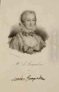 Portrait of the Marquise de Pompadour 1721-64 by Francois Seraphin Delpech