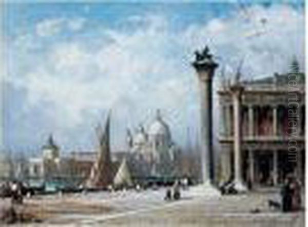 Venise, Notre Dame De La Salute Vue De La Piazzeta - view 1