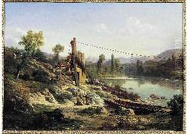 Claude Ponthus Cinier Passage Sur La Riviere - view 1