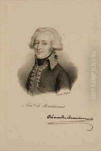 Portrait of Viscount Alexandre Francois Marie de Beauharnais 1760-94 by Francois Seraphin Delpech