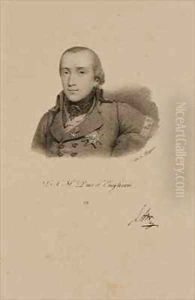Louis Antoine Henri de Bourbon 1772-1804 Duke of Enghien Wearing the Conde Uniform