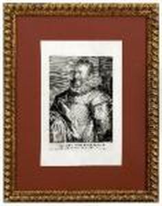 Retrato Del Pintor Ioannes Ven Ravesteyn by Paulus Pontius