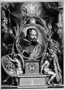 Gaspar De Gusman, Count Of Olivarez, After Velasquez And Peter Paulrubens by Paulus Pontius