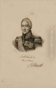Portrait of Charles X 1757-1836 by Francois Seraphin Delpech