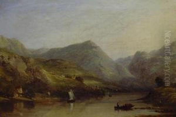 Gebirgslandschaft Mit See - view 1