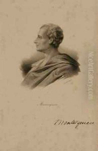 Charles Louis de Secondat Baron de Montesquieu 1689-1755 by Francois Seraphin Delpech