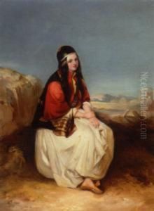 Lady In A Greek Landscape Lady In A Greek Landscape