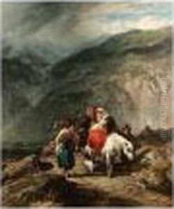 Crossing The Highlands by Paul Falconer Poole
