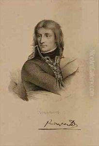 Portrait of Napoleon Bonaparte 1769-1821 2 by Francois Seraphin Delpech