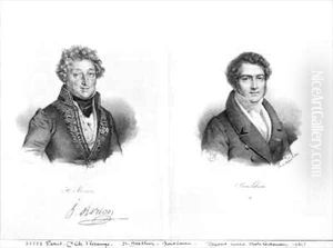 Henri Montan Berton 1767-1844 and Francois Adrien Boieldieu 1775-1834 by Francois Seraphin Delpech