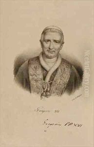 Pope Gregory XVI 1761-1846 by Francois Seraphin Delpech