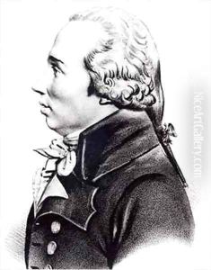 Portrait of Adrien Marie LeGendre 1752-1833 French mathematician by Francois Seraphin Delpech