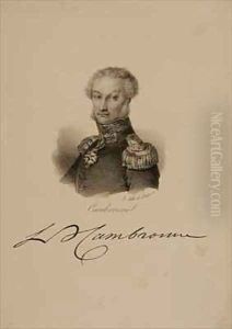 Portrait of General Etienne Cambronne 1770-1842 2 by Francois Seraphin Delpech
