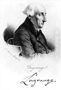 Portrait of Joseph Louis Comte de Lagrange 1736-1813 French mathematician by Francois Seraphin Delpech
