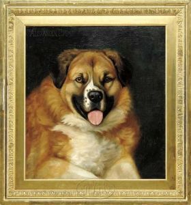 Portrait Of A St. Bernard