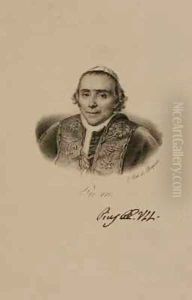 Portrait of Pope Pius VII by Francois Seraphin Delpech