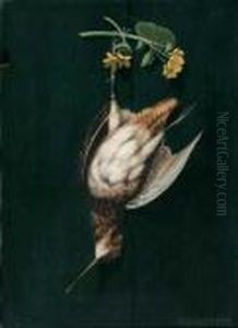 Hanging Woodcock With Flowers by Alexander Pope