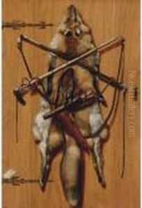 Still Life: Hunting Trophies, Red Fox Skin by Alexander Pope