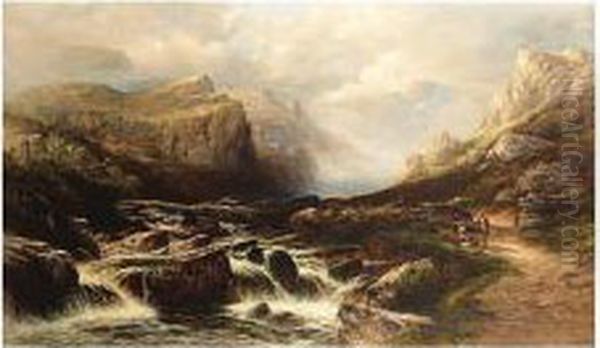 Autumn In The Valley, Signed, Titled On The Reverse - view 1