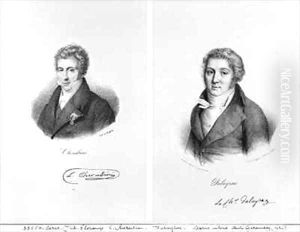 Luigi Cherubini 1760-1842 and Nicolas Marie Dalayrac 1753-1809 by Francois Seraphin Delpech