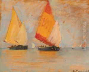 Yawls In The Lagoon Yawls In The Lagoon