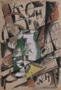 Mischtechnik Auf Papier by Lyubov Popova