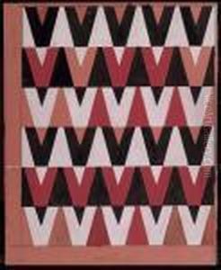 Textile Design. 1923. by Lyubov Popova