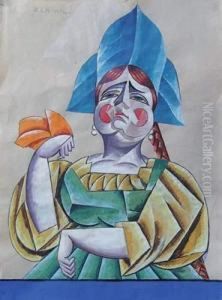 Aquarelle Sur Papier by Lyubov Popova