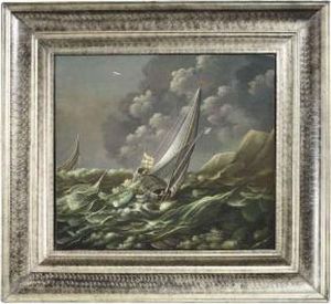 Ships On Stormy Sea