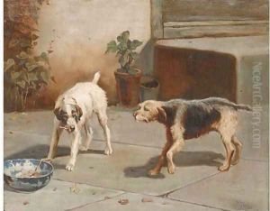The unwelcome dinner guest by Alfred Duke