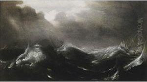 Shipping In Stormy Seas by Jan Porcellis
