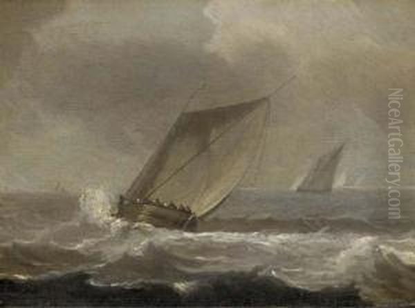 Barges In A Stiff Breeze - view 1