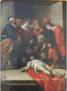 The Lamentation by (Giovanni Antonio de' Sacchis) Pordenone