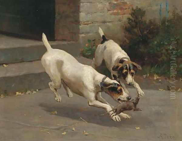 Terriers ratting - view 1