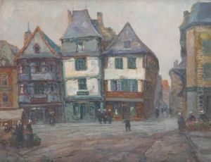 Vieilles Maisons Alannion by Oswald Poreau