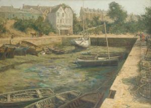 Le Port De Bono (morbihan) by Oswald Poreau