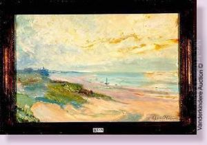 plage Animee by Oswald Poreau