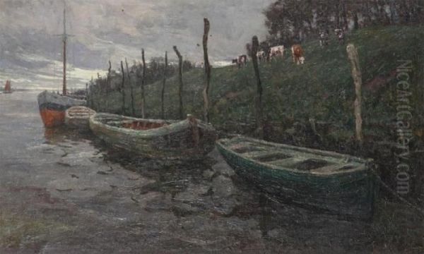 ````````soir Gris Au Bord De L````````escaut```````` - view 1