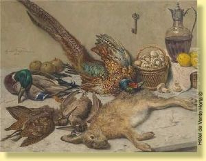 Nature Morte Au Gibier by Oswald Poreau
