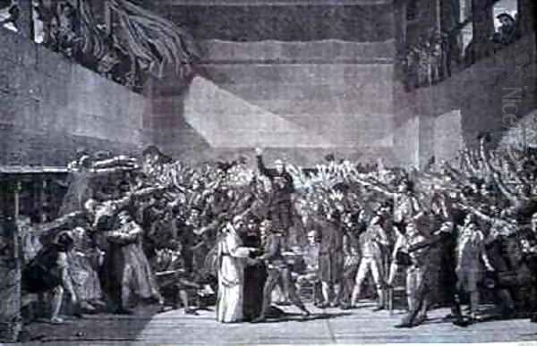 Oath taken at the Jeu de Paume - view 1