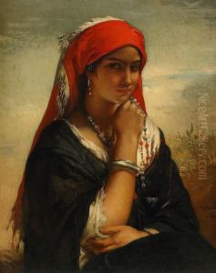 The Necklace by Jean-Francois Portaels