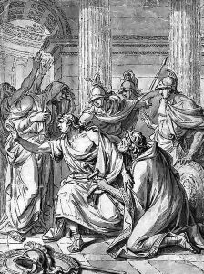 Paris refusing to go to War by Jacques Louis David
