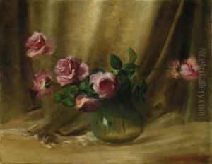 Roses In A Vase by Charles Ethan Porter