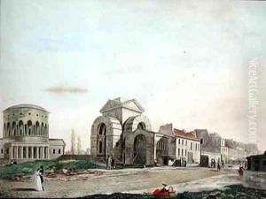 Barriere du Faubourg Saint Martin by Philibert-Louis Debucourt