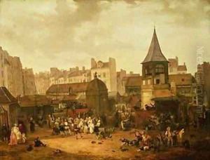 Rejoicing at Les Halles to Celebrate the Birth of Dauphin Louis of France 1781-89