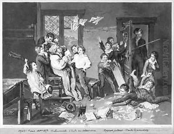 Scene of disorder at school - view 1