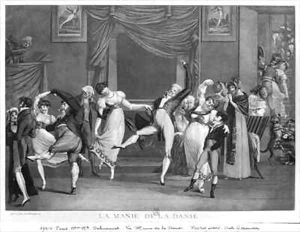 Dance mania by Philibert-Louis Debucourt